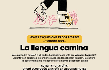 Programació noves excursions de «La llengua camina» tardor 2024