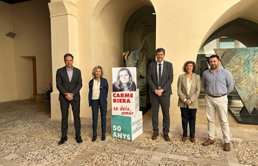 L’Institut d’Estudis Baleàrics (IEB) presenta el programa de celebració dels 50 anys de «Te deix, amor, la mar com a penyora»