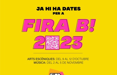 FIRA B! 2023 TINDRÀ LLOC DEL 9 AL 12 D’OCTUBRE I DEL 2 AL 5 DE NOVEMBRE