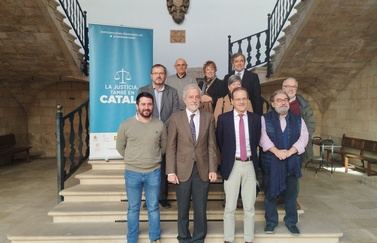 Presentació de les noves accions de la campanya «La justícia, també en català»