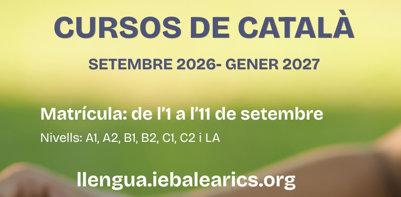 Nova oferta de cursos de català de l’Institut d’Estudis Baleàrics (IEB) entre els mesos de setembre i gener